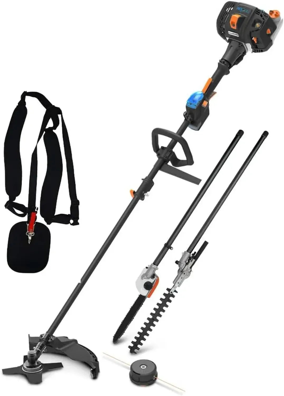 Outil de Jardin Multifonction 26cc avec Démarrage Électrique - Lawnmaster