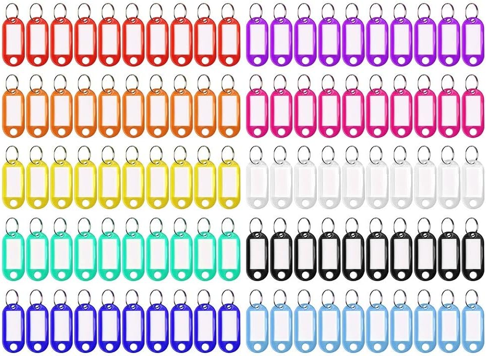 Étiquettes porte-clés — 5 × 2, 2 cm