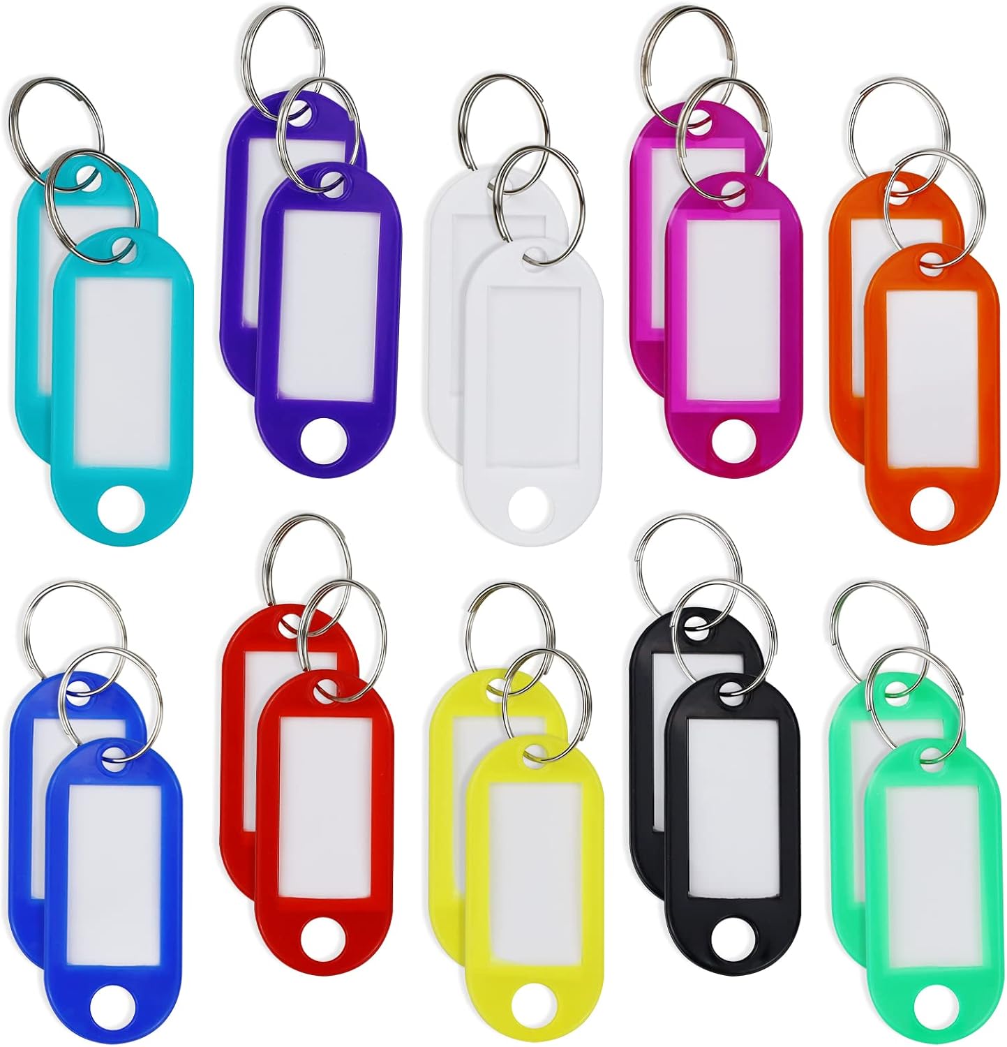 Étiquettes porte-clés – Lot de 20