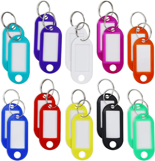 Étiquettes porte-clés – Lot de 20