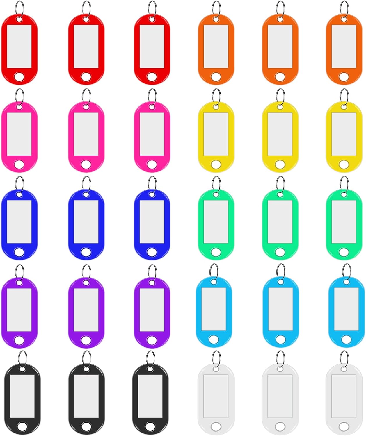 Étiquettes porte-clés: en plastique