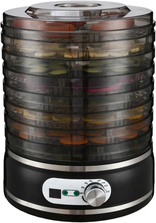 Déshydrateur alimentaire électrique 400W, minuterie 72h, contrôle de température, 8 plateaux sans BPA