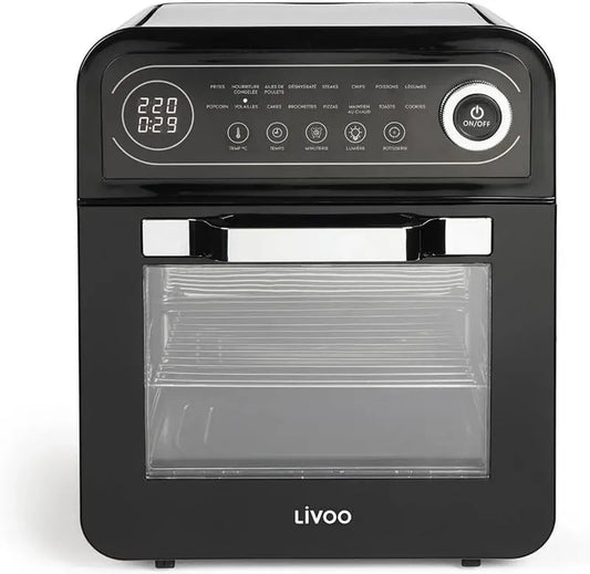 Four à Convection 12L 1600W Noir - Modèle DOC255