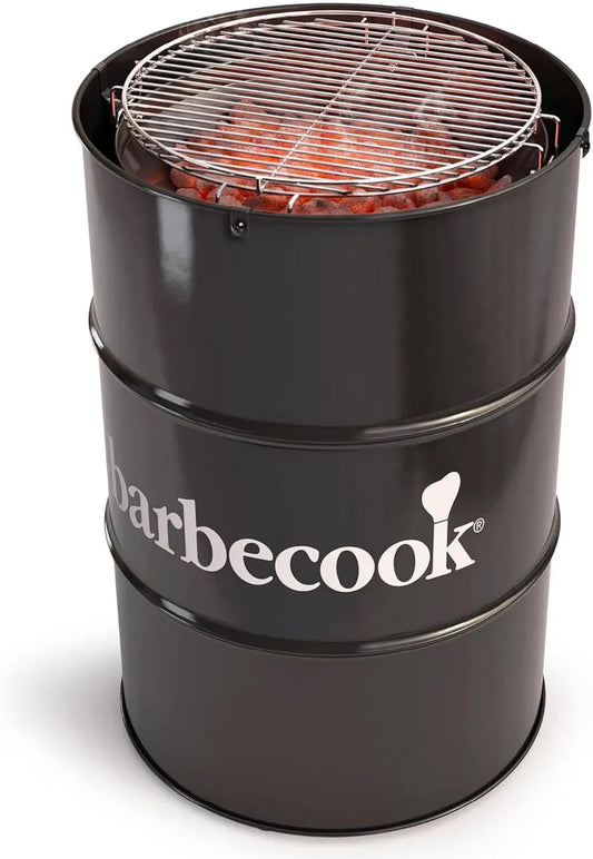 Gril à Charbon Barbecook Edson en Acier Noir 47,5x47,5x89 cm