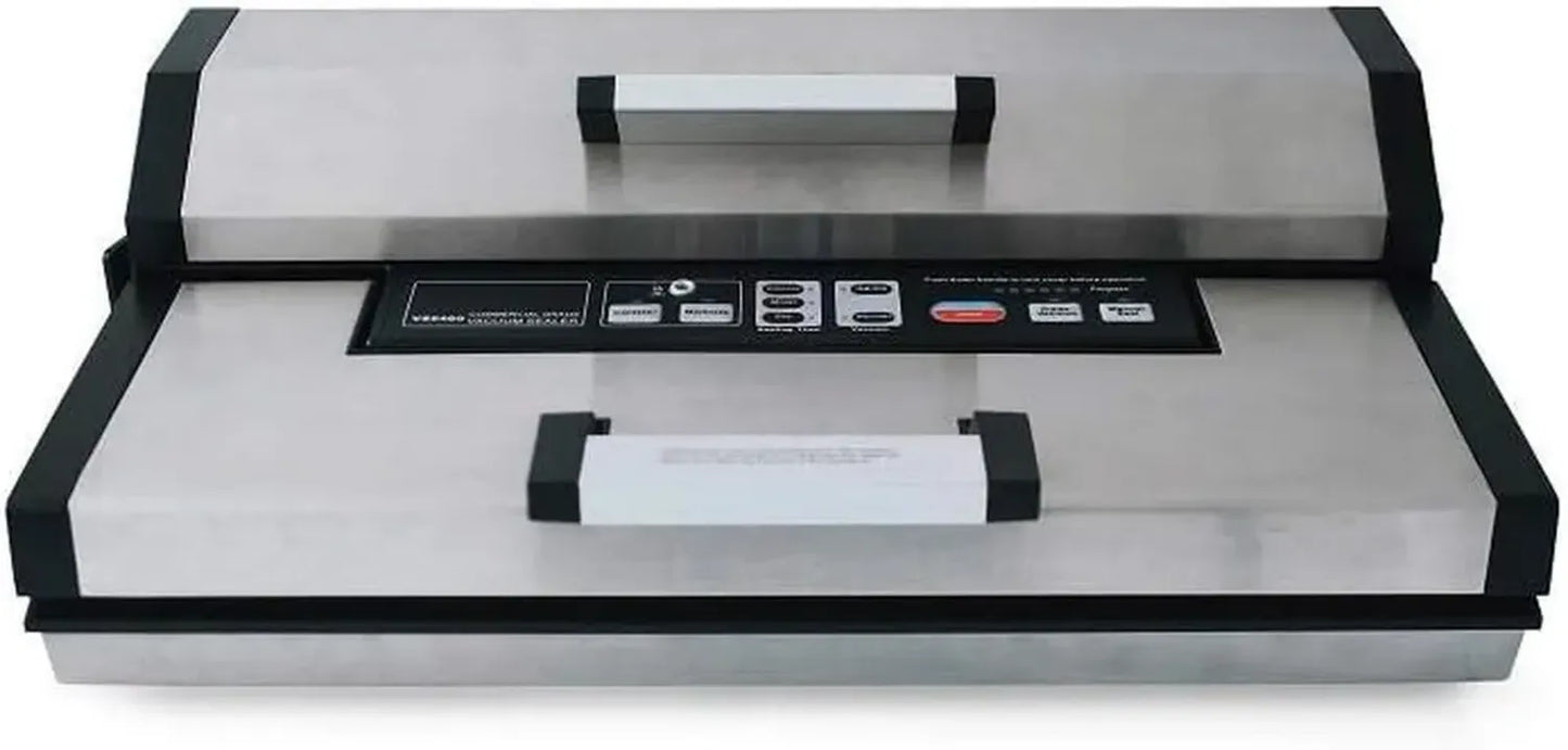 Machine à Vide Professionnelle Maxxo VM Master 350W, Acier Inoxydable, Double Soudure, Largeur jusqu'à 40 cm