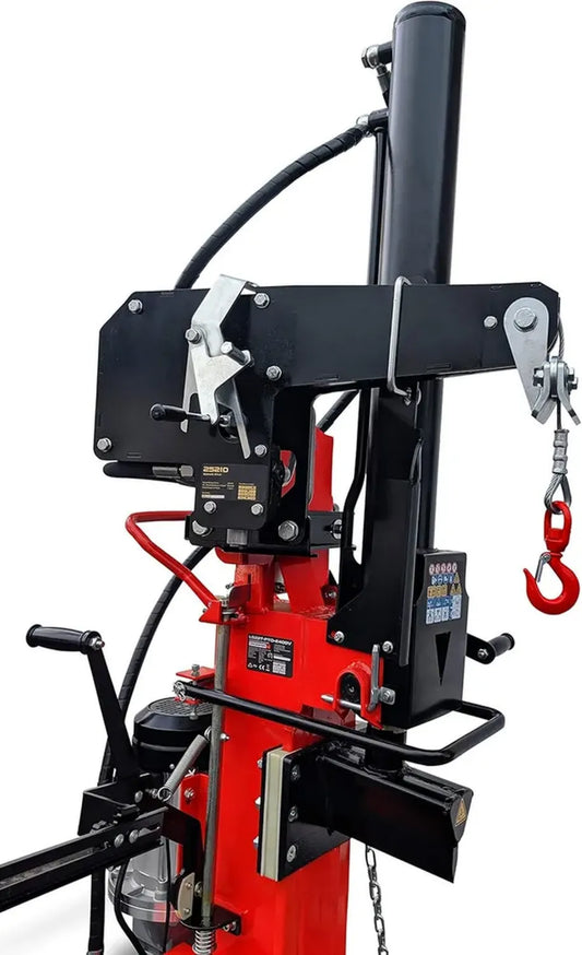 Treuil Hydraulique Rétractable 490 Kg pour Fendeur de Bois avec Entraînement à Arbre